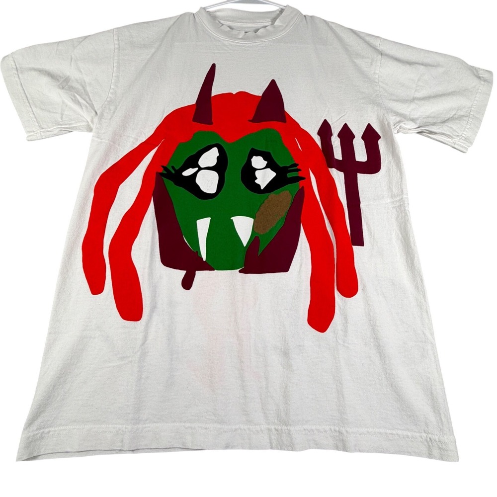 Cactus Plant Flea Market x Playboi Carti T-Shirt White Tee Mens Small King Vamp